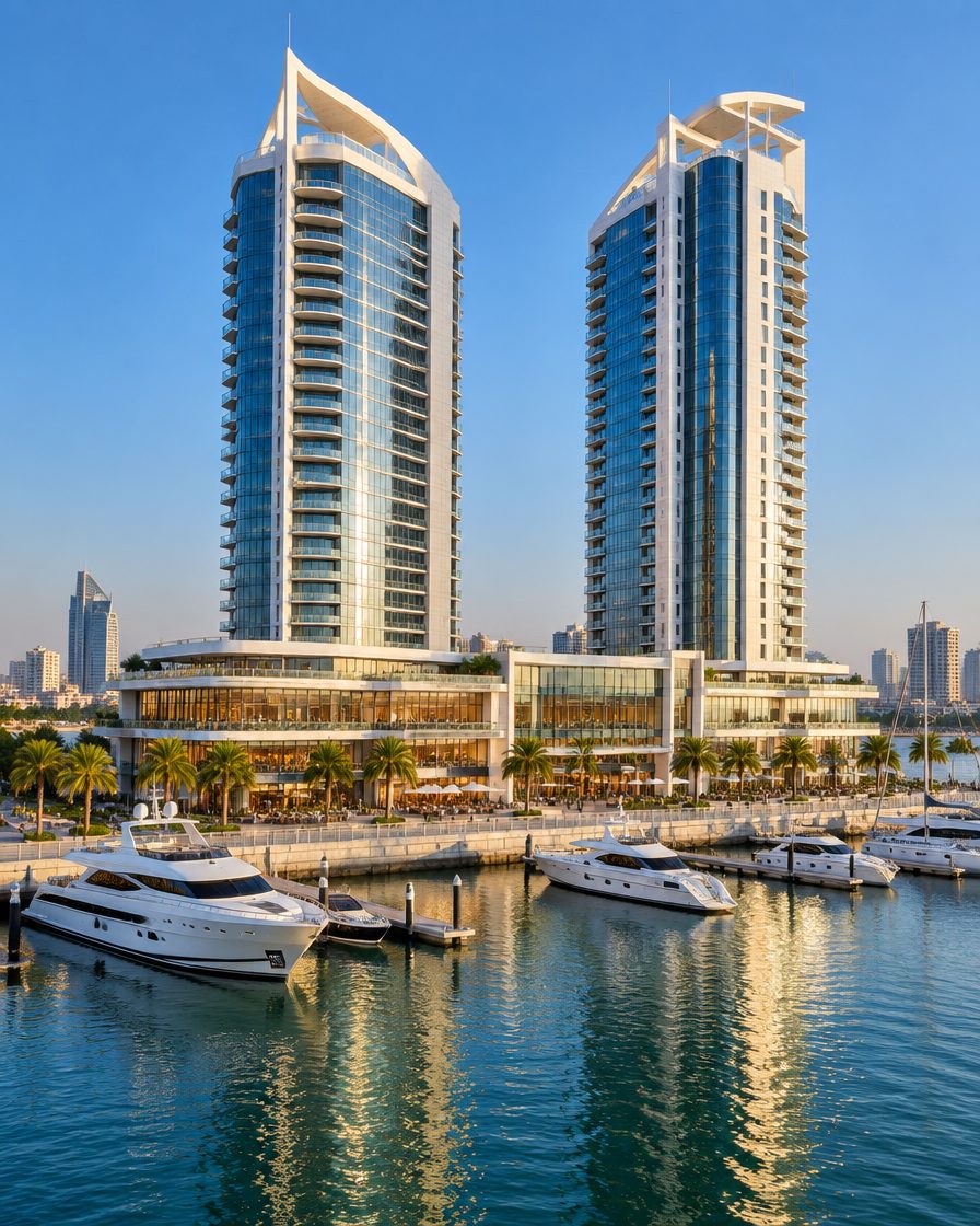 Crezic Marina Towers, HMR Waterfront, Karachi